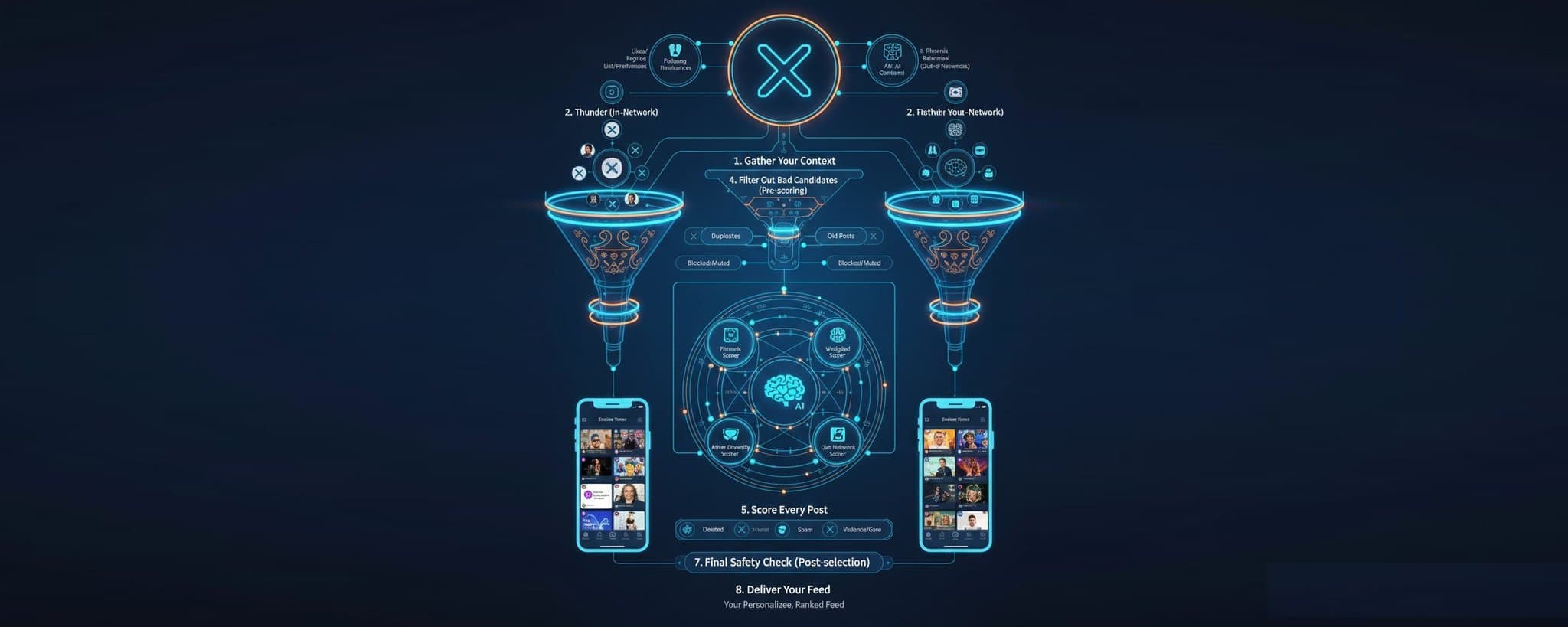 How X's "For You" Feed Algorithm Works